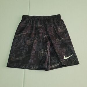 Nike Boys' Dri-FIT Black Athletic Shorts with Swoosh